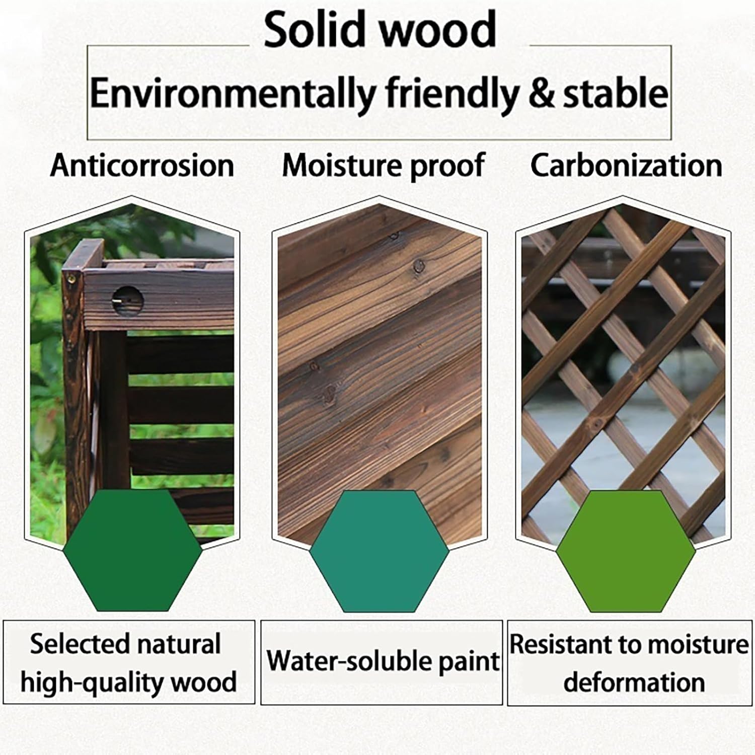 Outdoor Air Conditioner Cover Fence Screen Privacy Screen, Trash Can Enclosure, Decorative Flower Stand Condenser Protective Cover, Ac Fence for Outside Unit (Size : 105x47x80cm 41.3x18.5x31.5in)