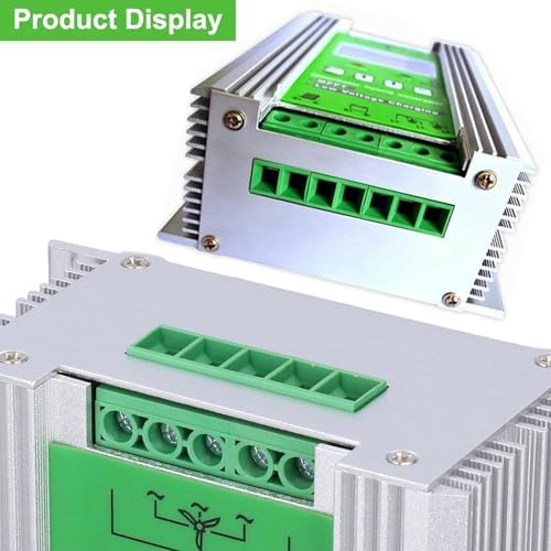 12000W Wind Solar Hybrid MPPT Charge Controller 12V/24V/48V - Auto Regulator for Wind Turbine Generator & Solar Panel with Dump Load Management