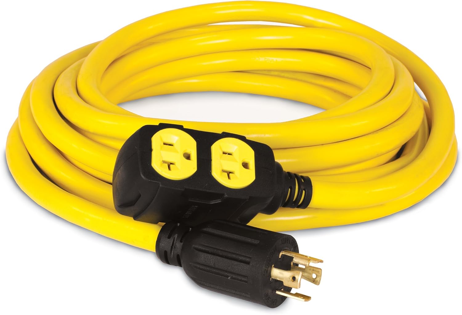 Champion Power Equipment 25-Foot 30-Amp 125/250-Volt Duplex-Style Generator Extension Cord (L14-30P to four 5-20R)