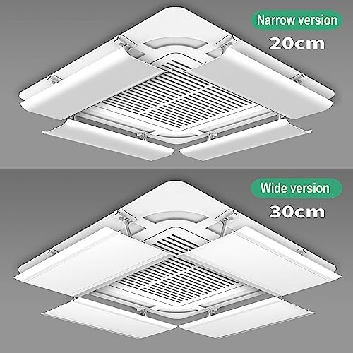Ceiling Air Conditioner Deflector,Vent Deflector,Air Deflector,Windshield,Air Conditioning Baffle,for Central Air Conditioner'S Register and Grille