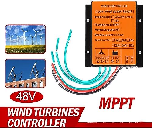 12000W Waterproof MPPT Charge Controller, High-Efficiency DC Regulator for Wind Turbine Generators, IP67 Battery Charging Solution, Solar & Wind Energy Conversion