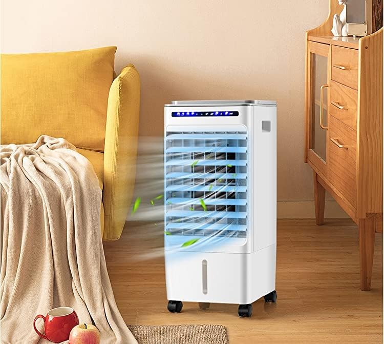 ARLIME 3-IN-1 Evaporative Coolers, Portable Swamp Cooler with Remote, 80° Oscillation, 1.58 G Water Tank & 4 Ice Packs, Windowless Air Conditioner, 7H Timer, AC Cooling Fan Air Cooler for Room/Office
