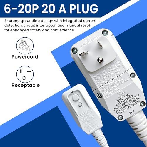 Klimaire PTAC 12,000 BTU Air Conditioner Heat Pump R-32 with Remote Control & 3.5 kW Electric Heater -230V