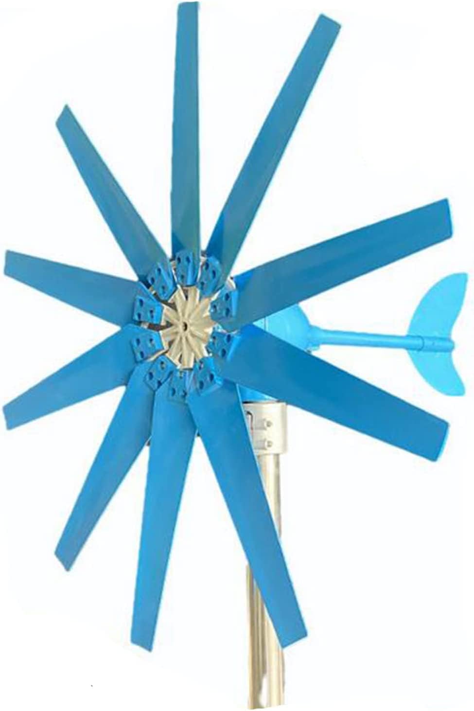 LiuSj JUnSt 8000W 10 Blades Free Energy Windmill 12V 24V 48V Wind Power Small Wind Turbine Generator Controller for Home Use