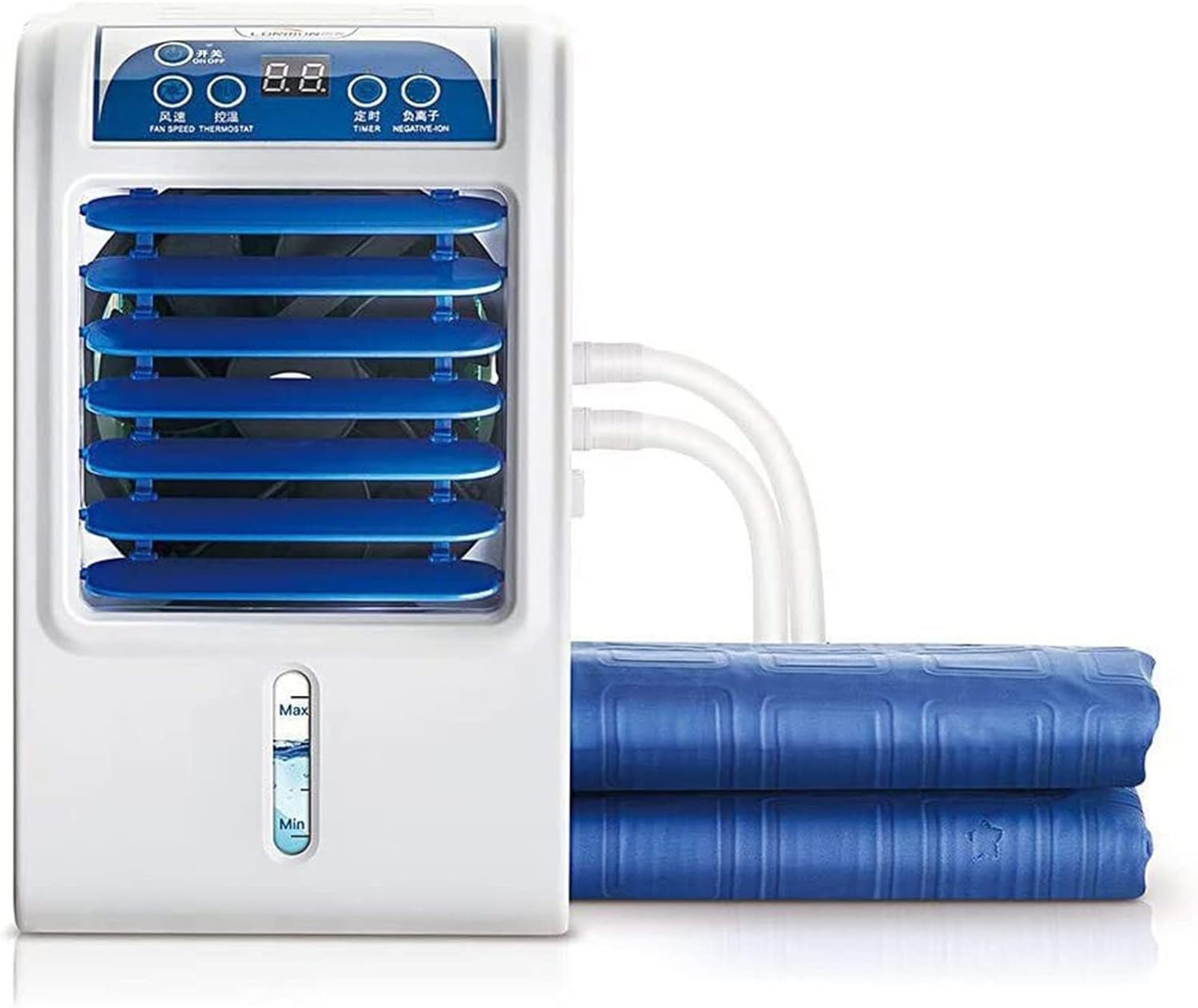 WIKINK Cooling Water Mattress, Mattress Cooler Pad, Cooling Bed Conditioning System, Cool Down 3-8℃ Electric Cooling Mattress Pad, for Home, Dorm Room, Apartment, Cool in Summer