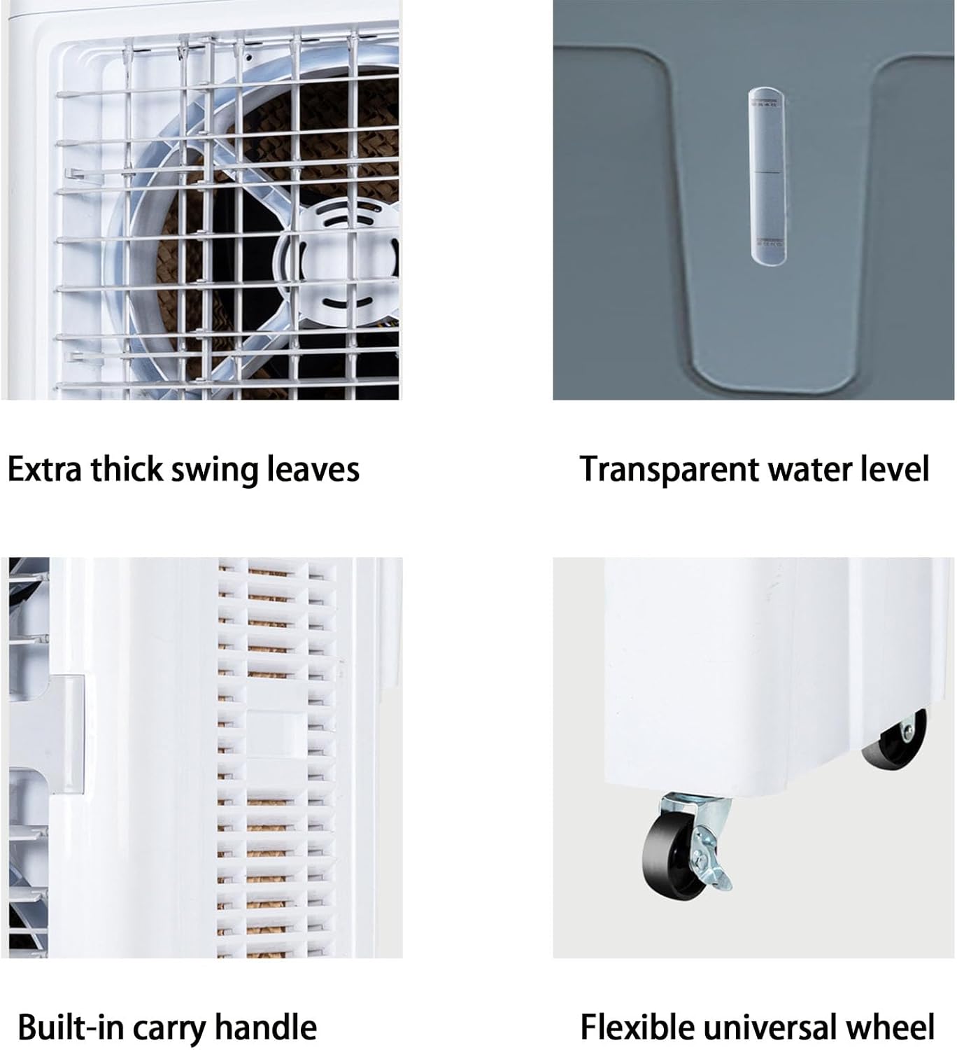 Portable Air Conditioners Portable Evaporative Air Cooler Floor Air Conditioner Three-speed Adjustment Large-capacity Water Tank Rapid Cooling Can Be Used In Large Areas Such As Homes Warehouses