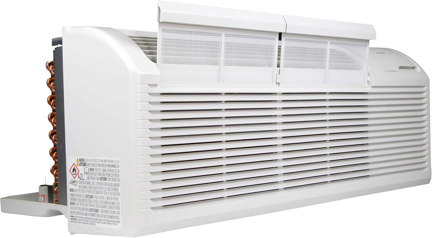 15,000 BTU Distinctions by Amana PTAC R32 Heat Pump Air Conditioner with 3.5kW Electric Heater, 20 A | 208-230V
