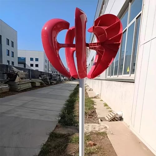 1200W Vertical Axis Wind Turbine with Controller - 12V/24V/48V Permanent Magnet Synchronous Generator for Home Hybrid Wind & Solar Power System - Eco-Friendly Energy Solution