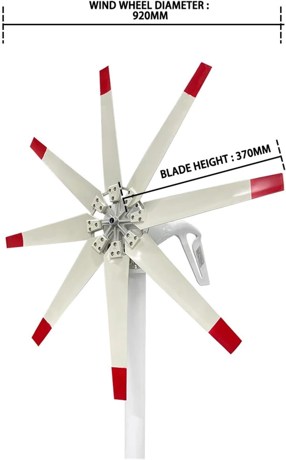 5000W Wind Turbine Power Generator Off Grid System 12V 24V 48V Output System for Home Complete Kit MPPT Charger Industrial Energy(48V,5000W)