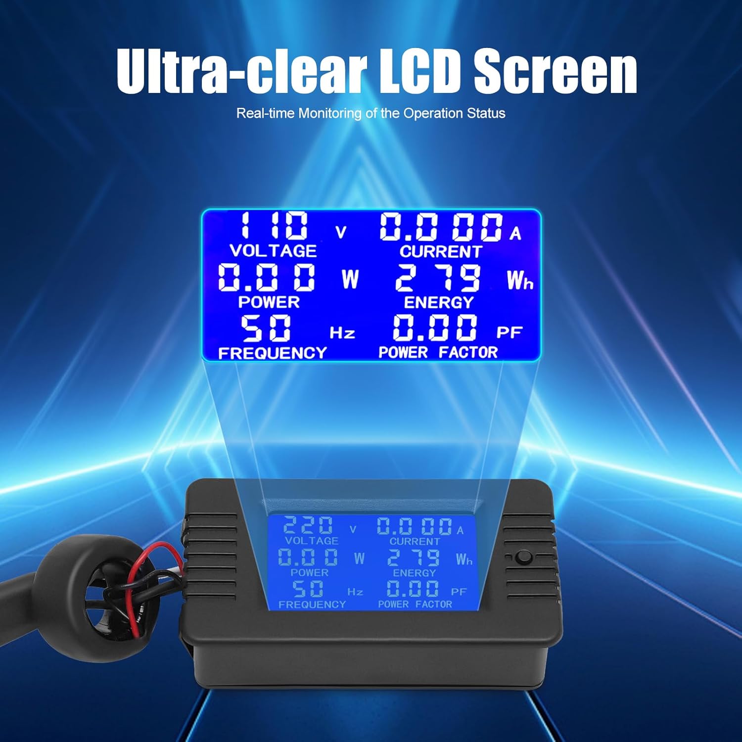 1200W Solar Grid Tie Micro Inverter, 110V Solar Micro Grid Tie Inverter with 32 bit DSP and LCD Display, IP65 Waterproof, MPPT Tech Boosts Generation by 25% for 30V 36V Solar Panel