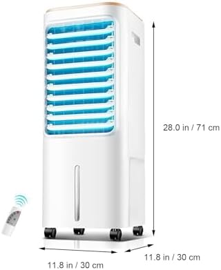 Portable Air Cooling Fan, Dual Water Tank Cooling Fans, 12L Large Capacity, Cold Fan Multiple Filters for Home and Mall