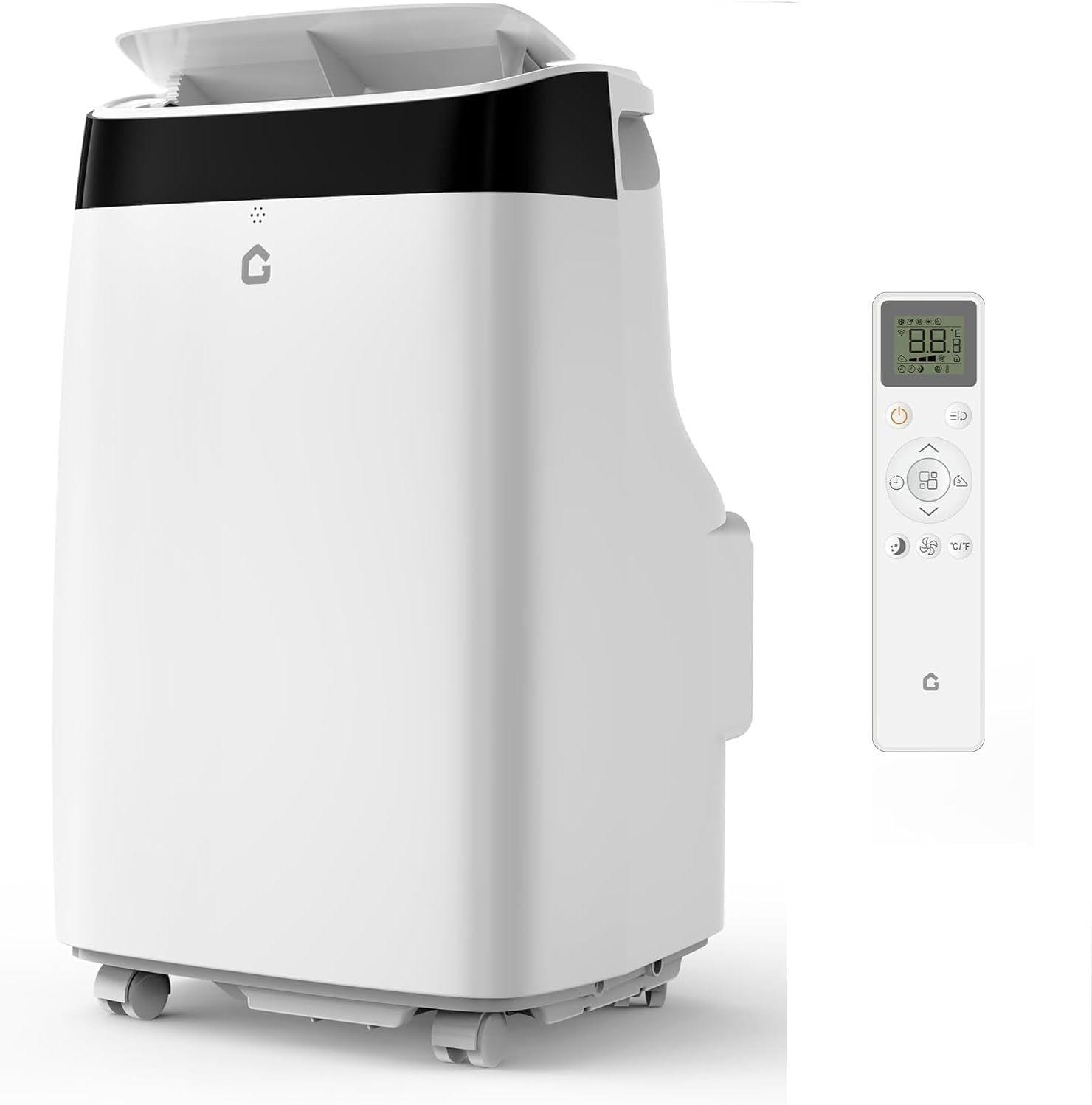 Portable Air Conditioner 10,000 BTU | 4-In-1 AC Unit with Remote Control | Energy-Saving or Sleep Mode | 24-Hour Timer for Effective Cooling in Bedrooms and Small Rooms