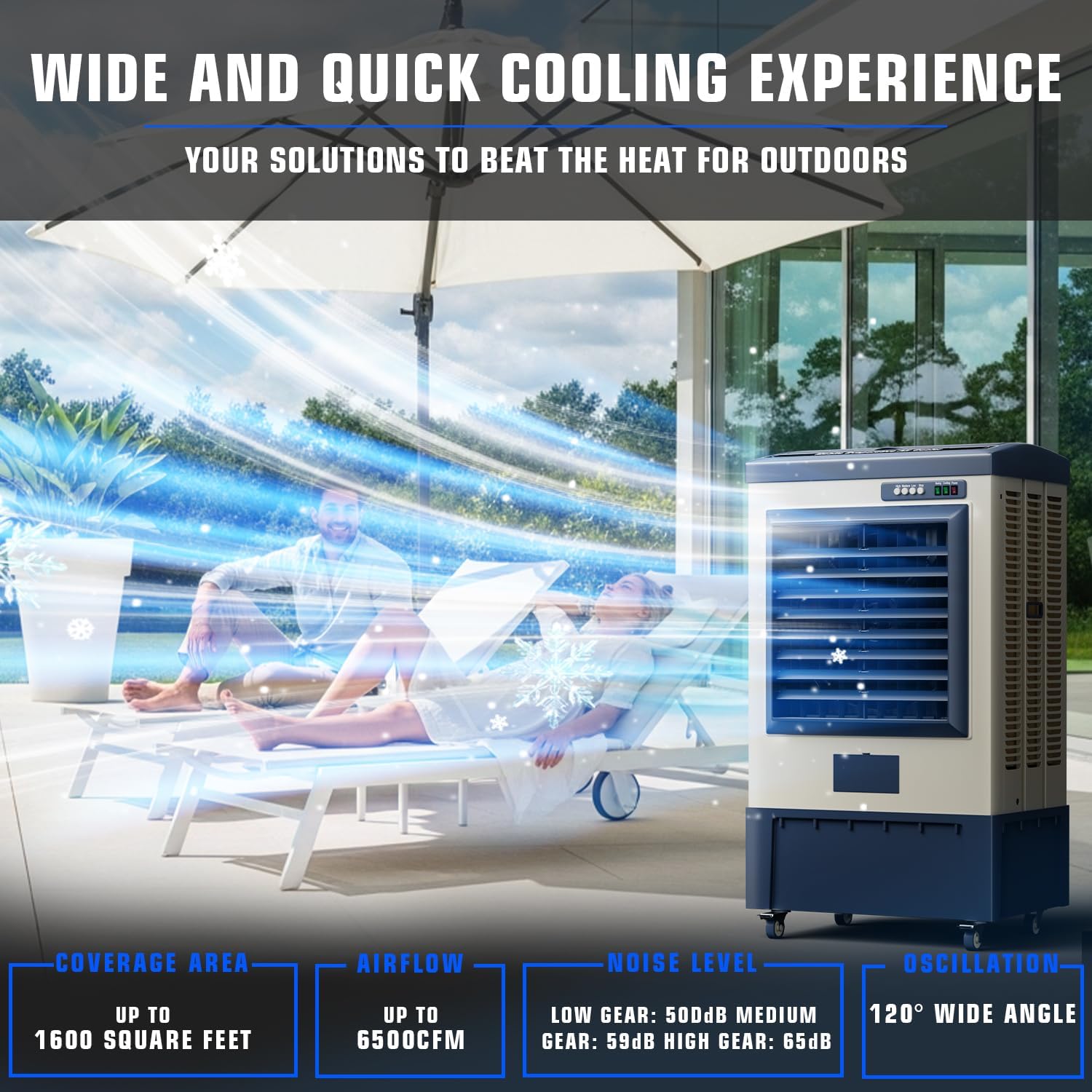 6500CFM Swamp Cooler, 48