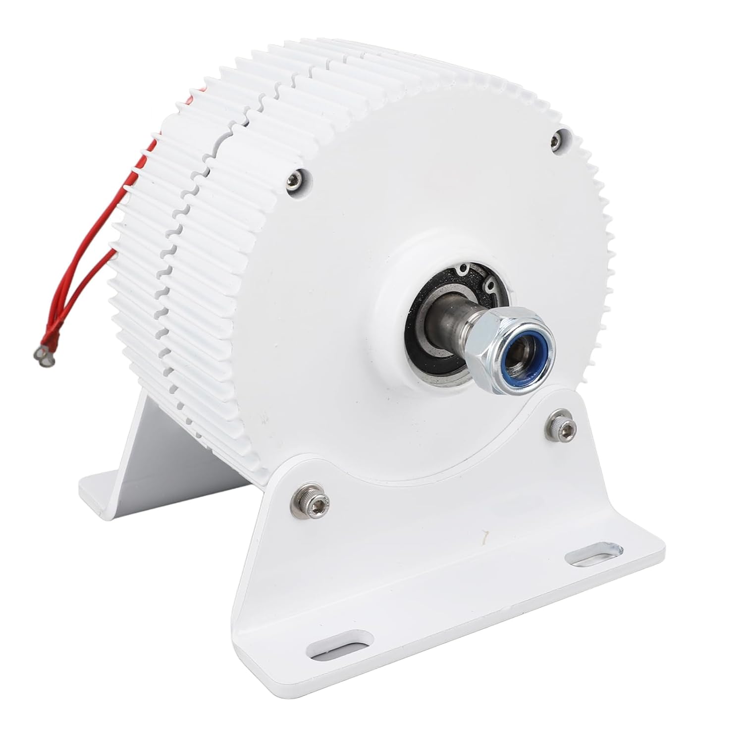 Fockety Permanent Magnet Generator, Permanent Magnet Motor Alternator High Efficiency 3 Phase 12V Aluminum Alloy Carbon Steel for Wind Turbine (400W), Focketyn8vphco1gd-12