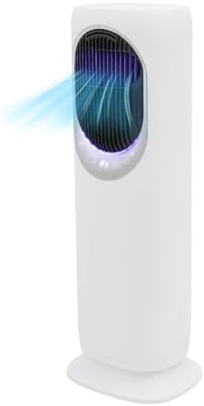 Tower Heater and Fan Combo, Dual-Purpose Heating and Cooling Air Conditioner Fan, LED Display, 60.8-104°f, Standing Fan and Heater Combo, For Bedrooms, Living Rooms, Kitchens, And Studies