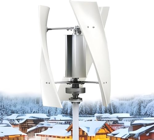 12000W Wind Turbine Generator Kit, 12V/24V/48V Vertical Wind Power System with MPPT Controller for Home, RV, Marine - Eco-Friendly Renewable Energy Solution