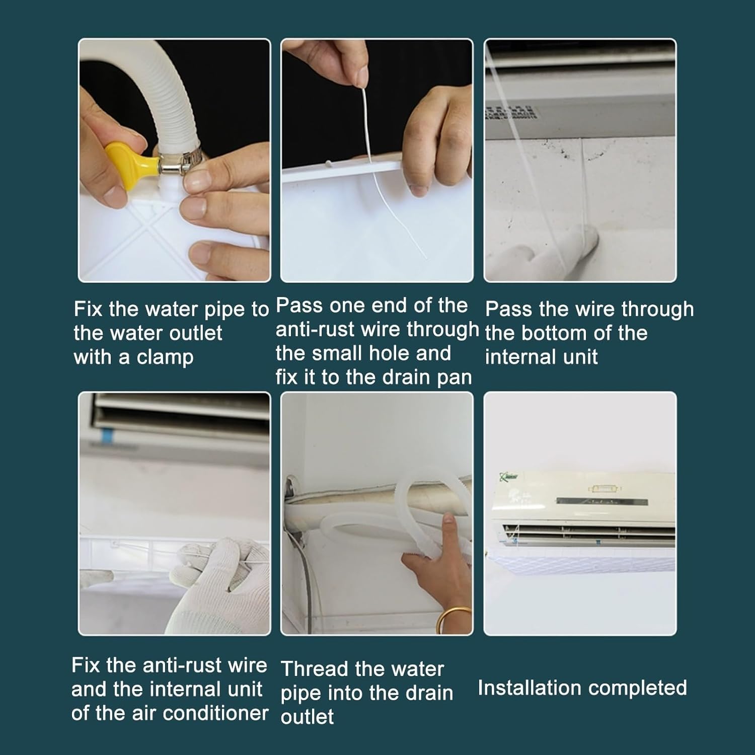 Air Conditioner Drip Pan, Condensate Drain Pan, PP Material, Suitable for Window Air Conditioner and Mini Split Air Conditioner(91.5 * 45 * 3cm/36.6 * 17.7 * 1.2in)