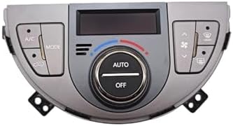 Air Conditioning Control Panel Air Conditioner Knob Automatic for Kia Soul(Black A)