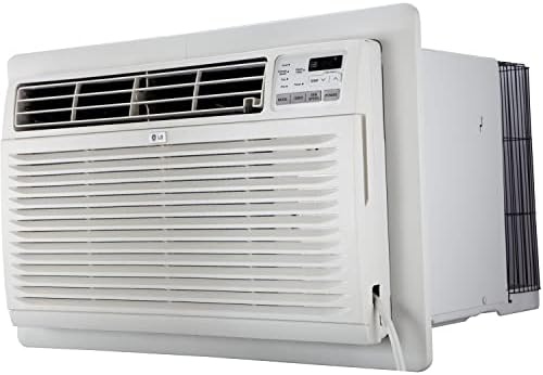 LG 10,000 BTU Through the Wall Air Conditioner, 115V, Cools up to 440 Sq. Ft. for Bedroom, Living Room, Apartment, with Remote, 3 Cool & Fan Speeds, Wall AC Unit, White