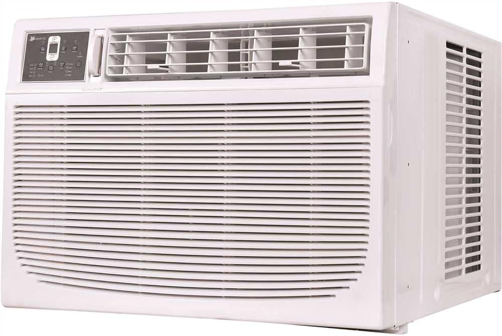 Seasons 18,000 BTU 230/208-Volt Window Air Conditioner with Heat in White