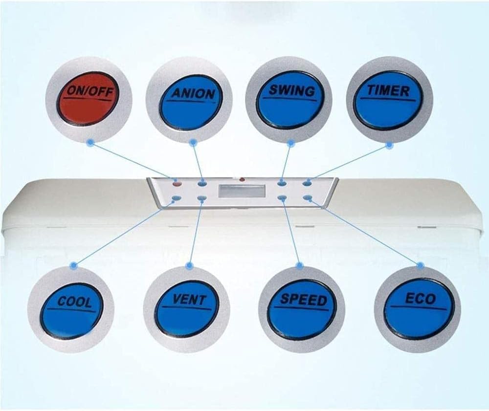 Portable Air Conditioner Cooler Air Conditioner Mobile Without Hose Portable Mobile Air Cooler Single Cold Type 3 Speed High Power Low Noise Intelligent Control Large Air Volume