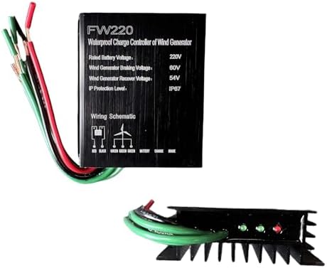 24V Waterproof 12000W Wind Turbine Charge Controller | DC 12V/24V/48V Battery Management System, IP68 for Wind Generator, Efficient Energy Saving Solution
