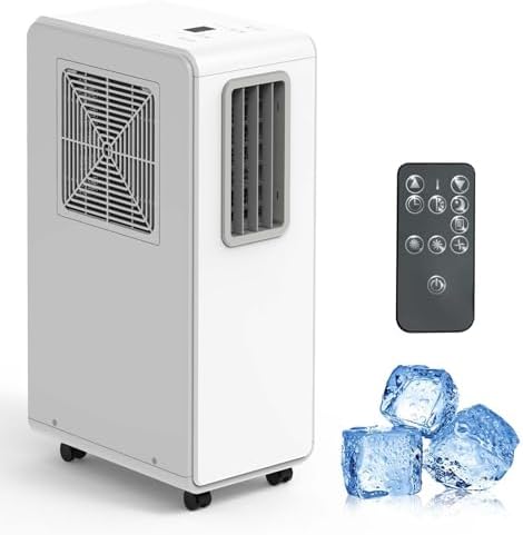 Victool Portable Mobile Air Conditioners, 1800BTU Portable Air Conditioners, 38/44dB(A) Quiet, Smart Air Conditioner for Room Indoor/Outdoor