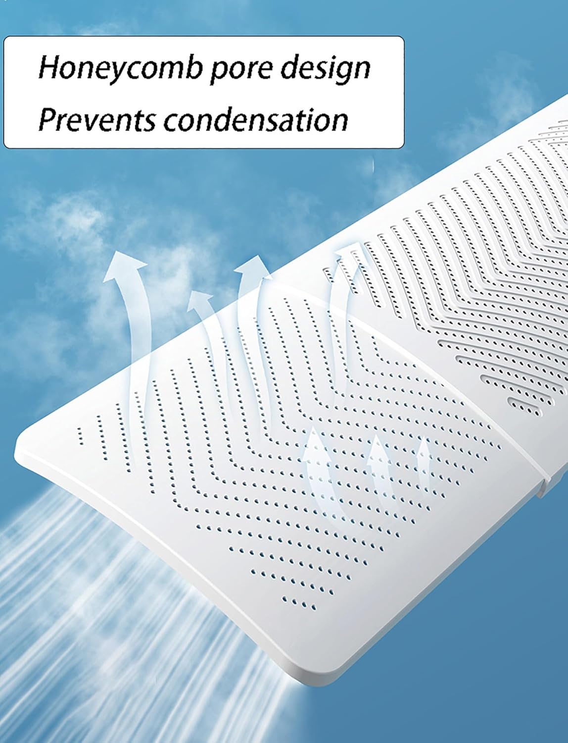 Air Conditioner Deflector for Ceiling Central Air Conditioning Telescopic Design 58-90cm, Angle Adjustable, Prevent The Air from Blowing Straight