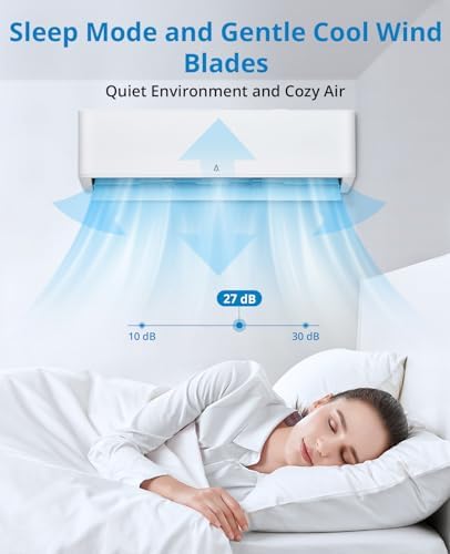 Zstar 24,000 BTU Mini Split Air Conditioner, 23 SEER2 WiFi Mini Split Ac/heating System, Inverter Ductless Air Conditioner with Pre-Charged & Installation Kits, Cools Room up to 1500 Sq. Ft, 208/230V