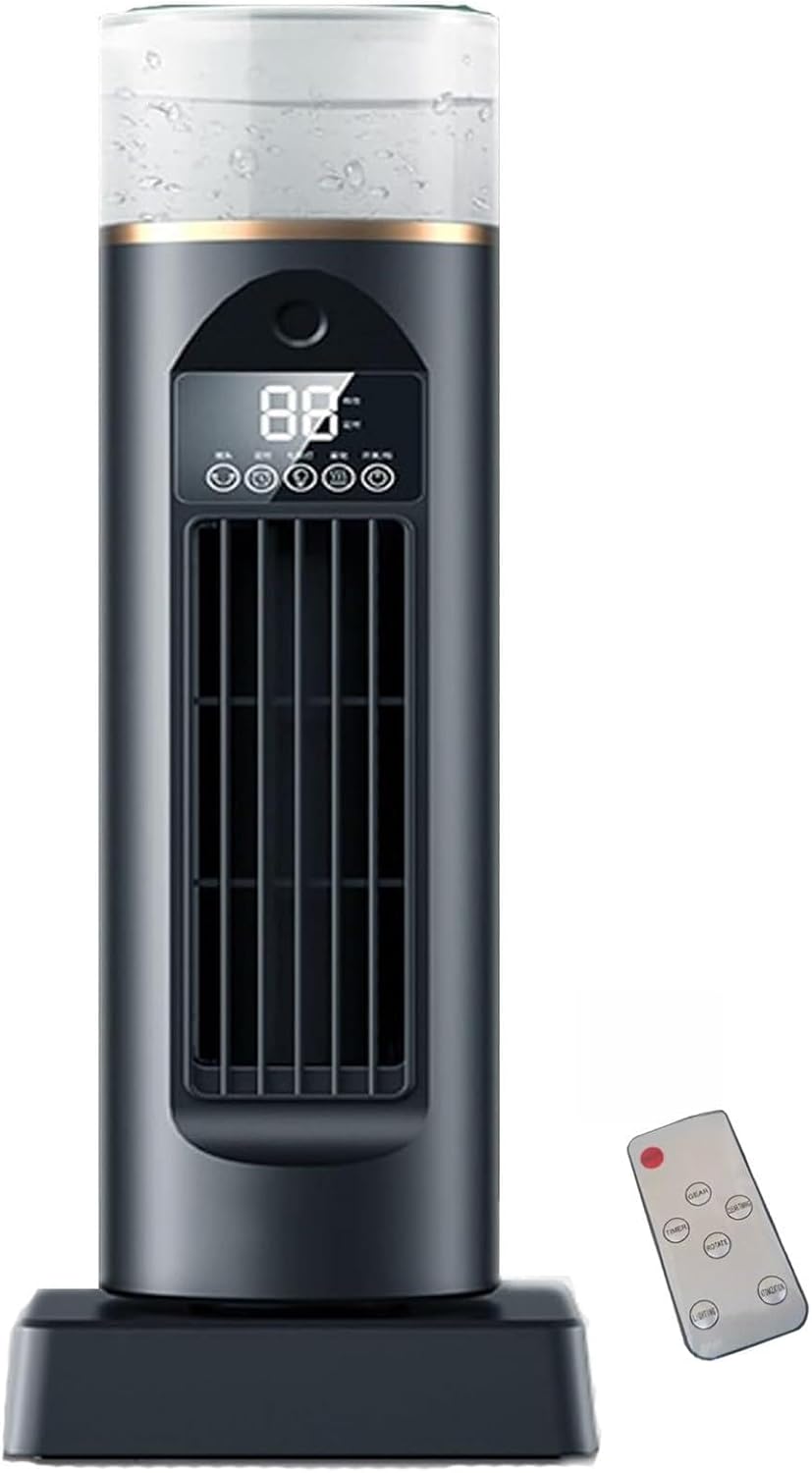 Portable Air Conditioner, Evaporative Air Cooler With Remote, 6 Higher Speeds With 150ml Water Tank, For Desk, Home, Bed And Living Room(B)