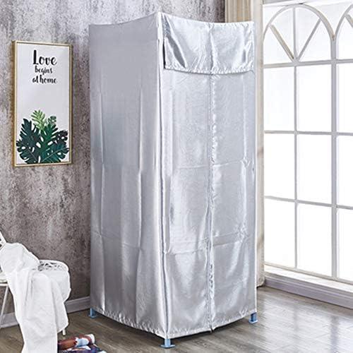 BEIFU FORM Fitting Room Mobile Fitting Room Curtain of Clothing Store Changing Room Curtain Track Curtain Ring Shelf (Silver, 80cm)