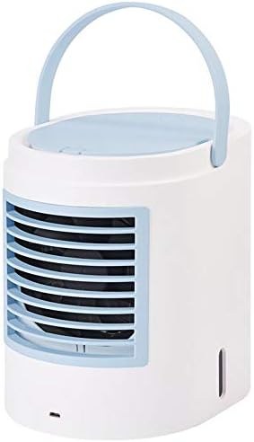 Cooling Fans USB Portable Air Conditioner Fan, 3 Speed Mini Personal Evaporative Air Cooler Small Desktop Cooling Fan with, Super Quiet Personal Table Fan Mini Evaporative Air Circulator Cooler