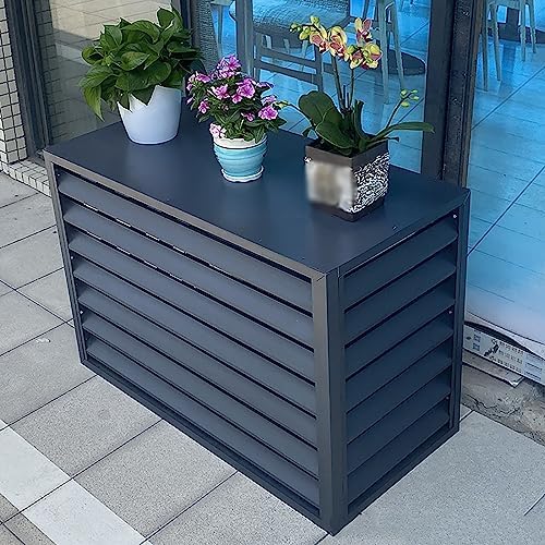 Cover for Outdoor Air Conditioner Fence Screen, Air Conditioning Covers, Trash Enclosure, Aluminum Air Conditioning Cover, Privacy Fence, Flower Rack Shutters
