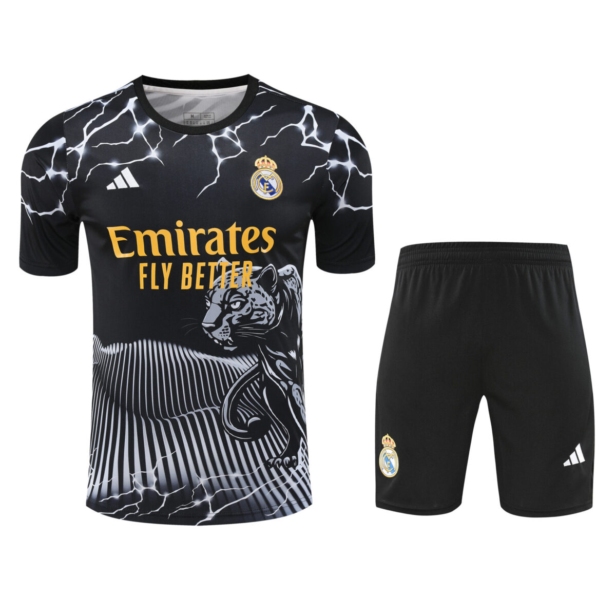 Conjunto de calentamiento Real Madrid concepto pantera - NewNow