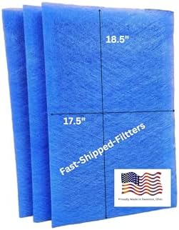 Fast-Shipped-Filters 3 Pack 20x20 Replacement Filter Designed to Fit with Dynamic Air Cleaner Blue