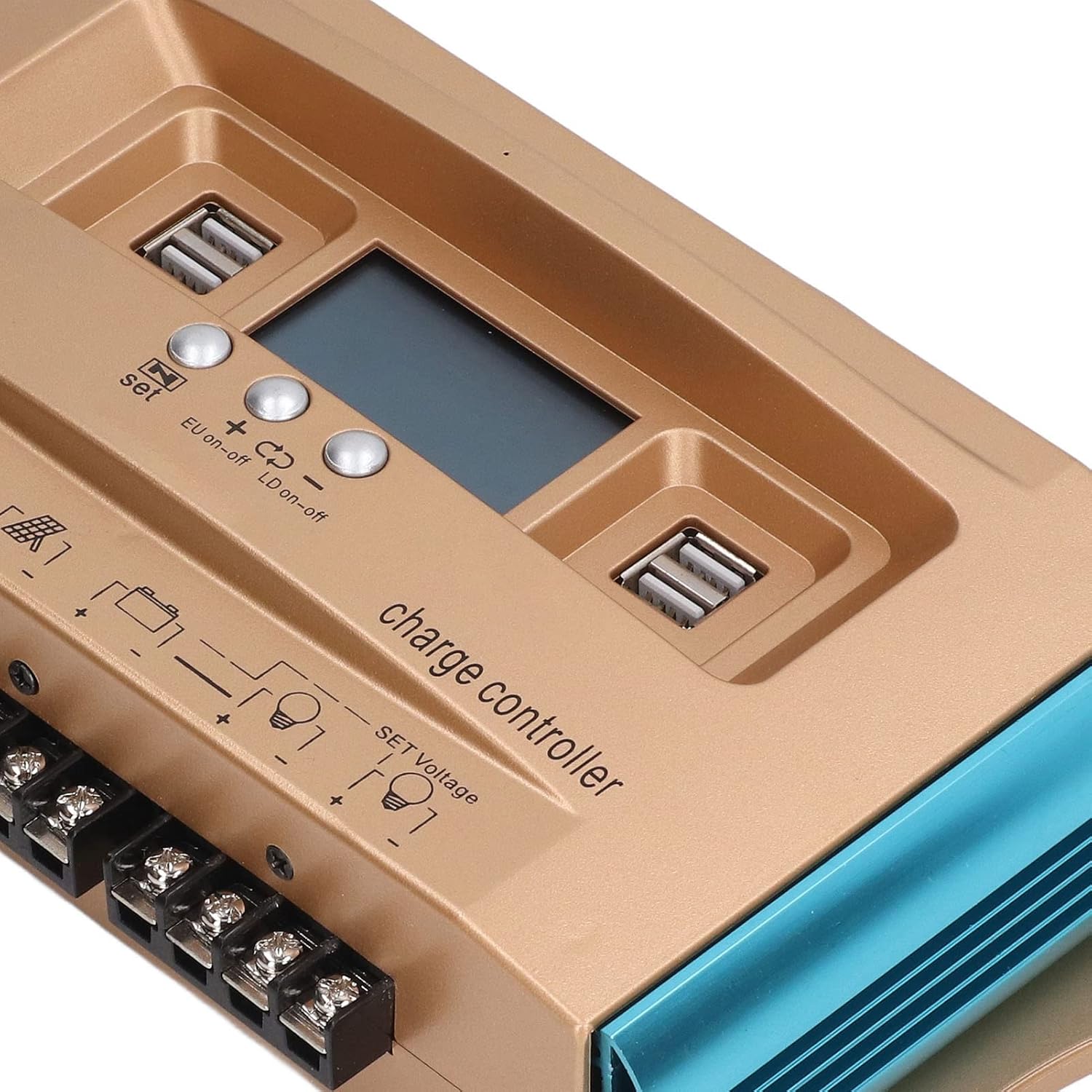 MPPT Solar Charge Regulator, 60A 780W, 12–60V - High Efficiency Overcharge Protection, Digital LCD Display, Ideal for RV Off - Grid Systems (100A)