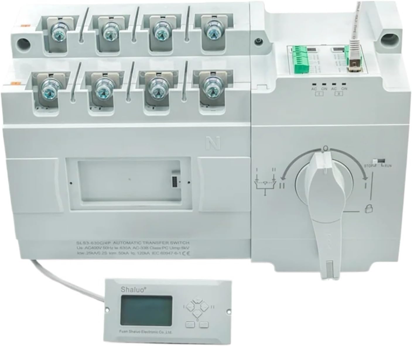 630A ATS Dual Power Automatic Transfer Switch Universal Generator Part Electronic Controller