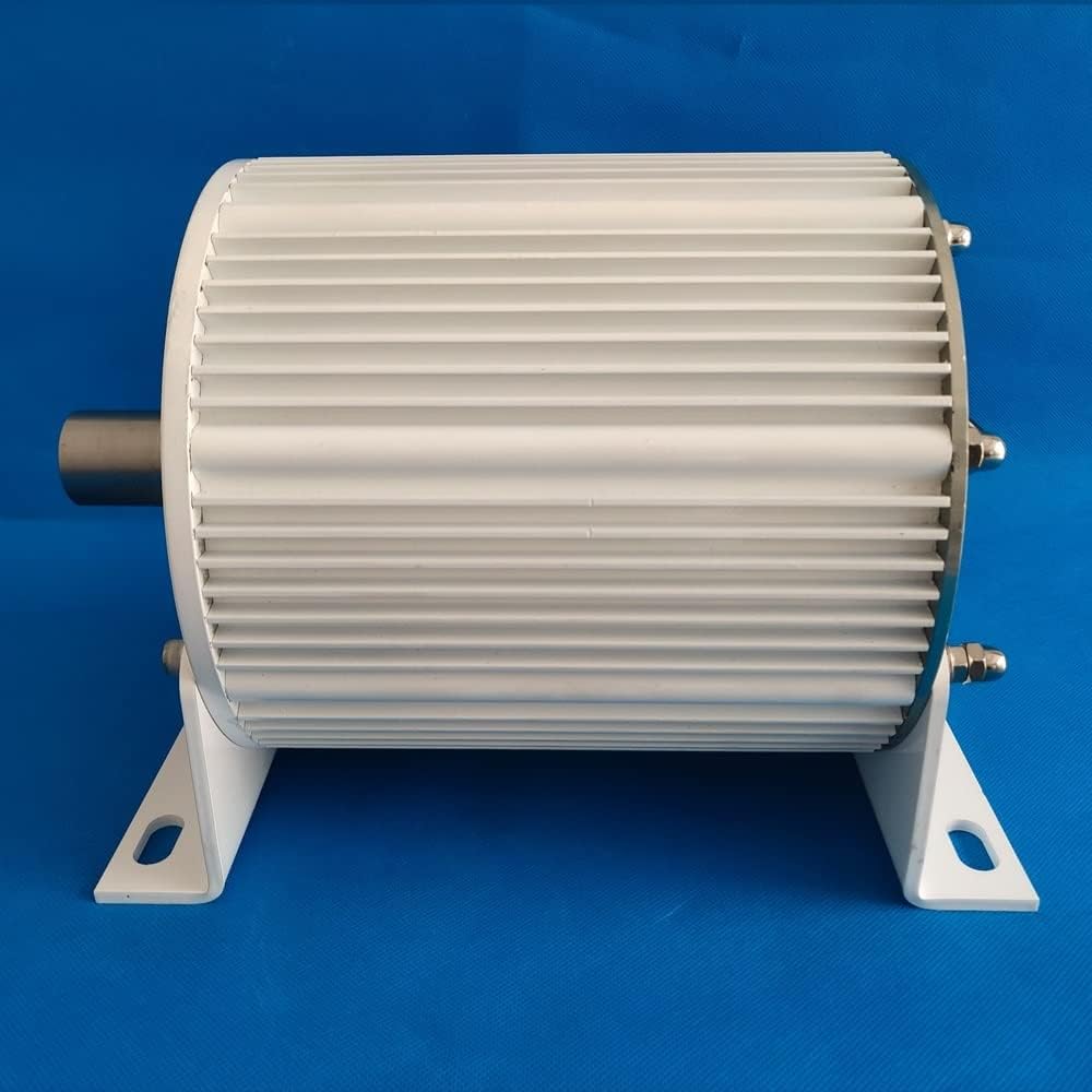 Wind Turbine, 10000W 20000W 30000W with Base Rare Earth Permanent Magnet Generator 24V 48V for DIY Horizontal Wind Turbine Generator(with Base,48V_10000W)