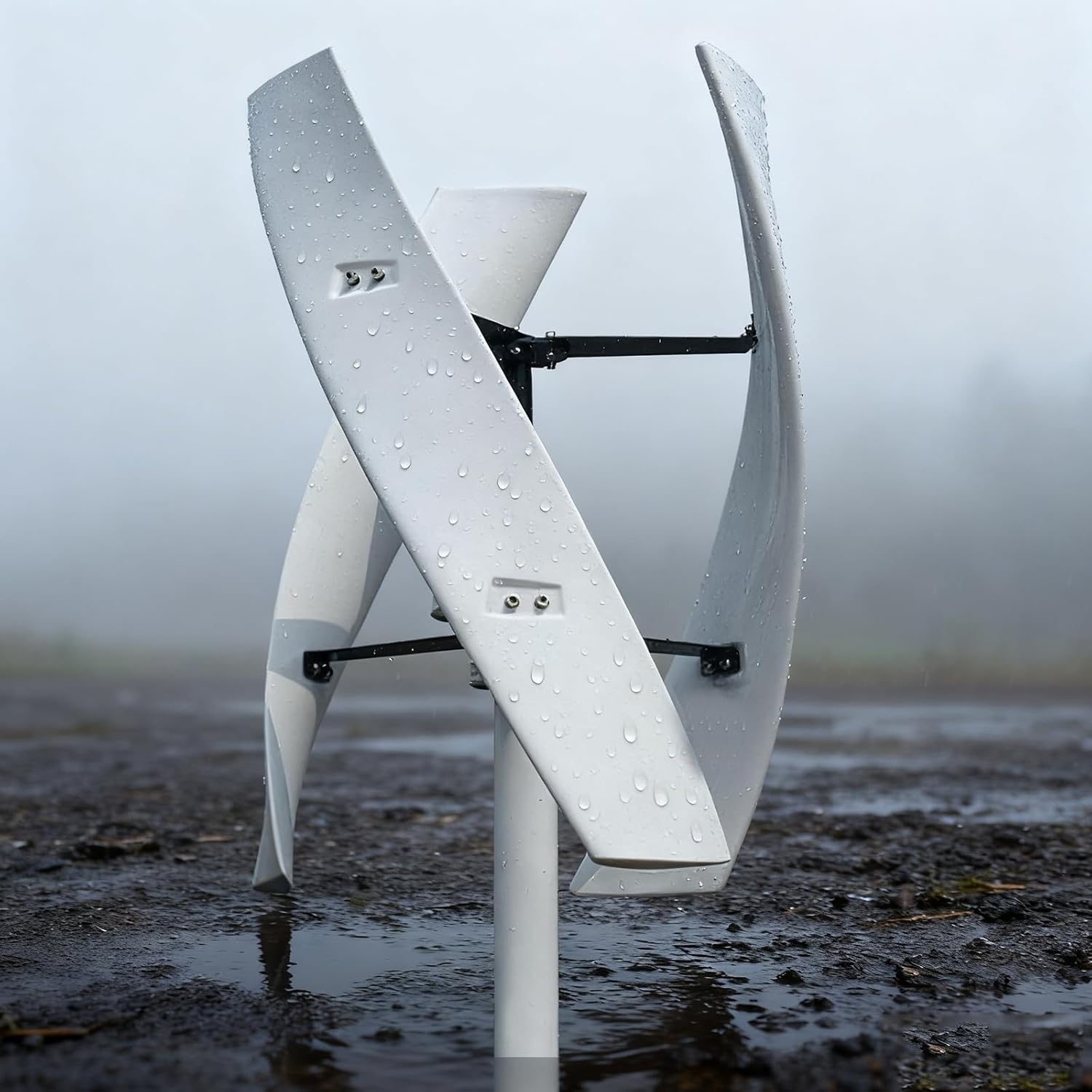 9000W Home Use Vertical Home Residential Wind Turbine, 12V 24V 48V Magnetic Levitation Wind Turbine Generator with MPPT Controller for Courtyard Garden Lighting