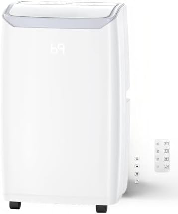 Portable Air Conditioners, 12000BTU 3-in-1 AC Unit Cooling for 550 Sq.Ft, Cooling, Dehumidifier & Fan Modes, Remote Control, Digital Display, Quiet Freestanding AC for Home, Office, RV
