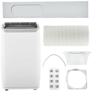Portable Air Conditioners, 14000 BTU Room Air Conditioner Cools Up to 750 Sq.Ft, In-1 Portable AC Unit With Cooling, Dehumidifier, Fan & Sleep, With Remote Control & Installation Kits, 24H Timer