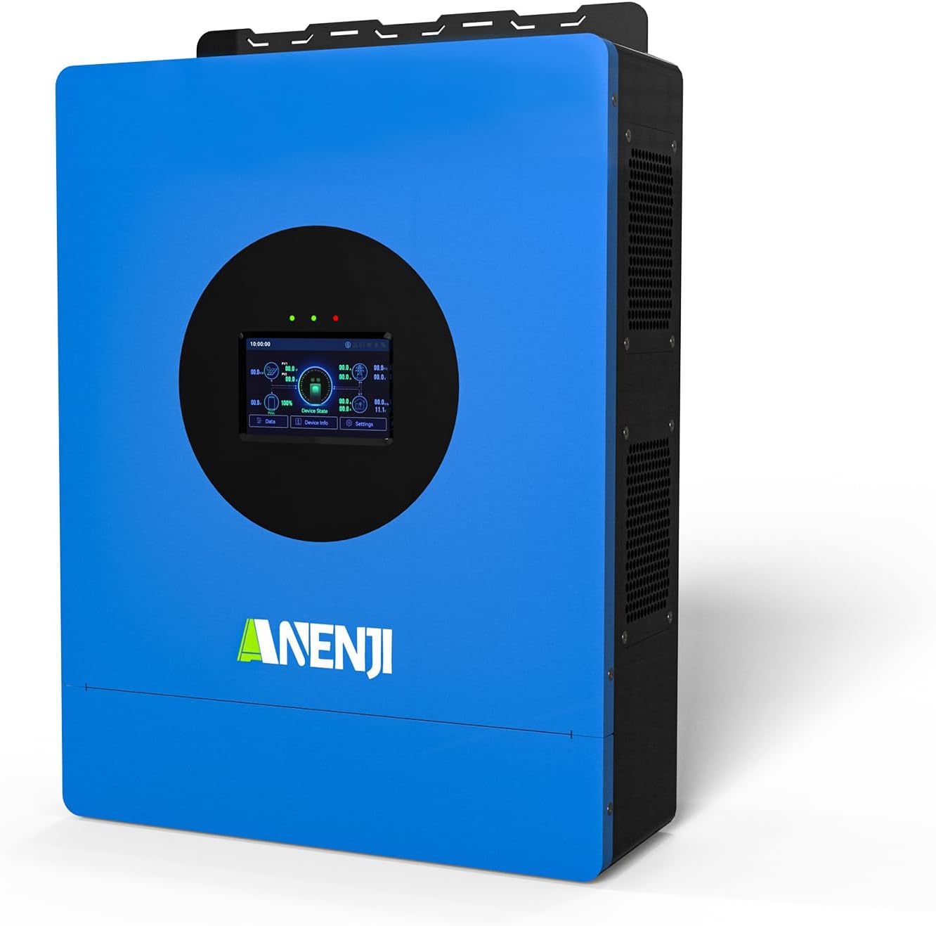 Hybrid Solar Inverter 6KW 48V Split Phase 120V Dual MPPT Charger Parallel,Max PV Charging Current 120A,Max. PV Input 9KW 500VDC, Support 6 Units Parallel for Lead Acid, Li, Batteryless Run