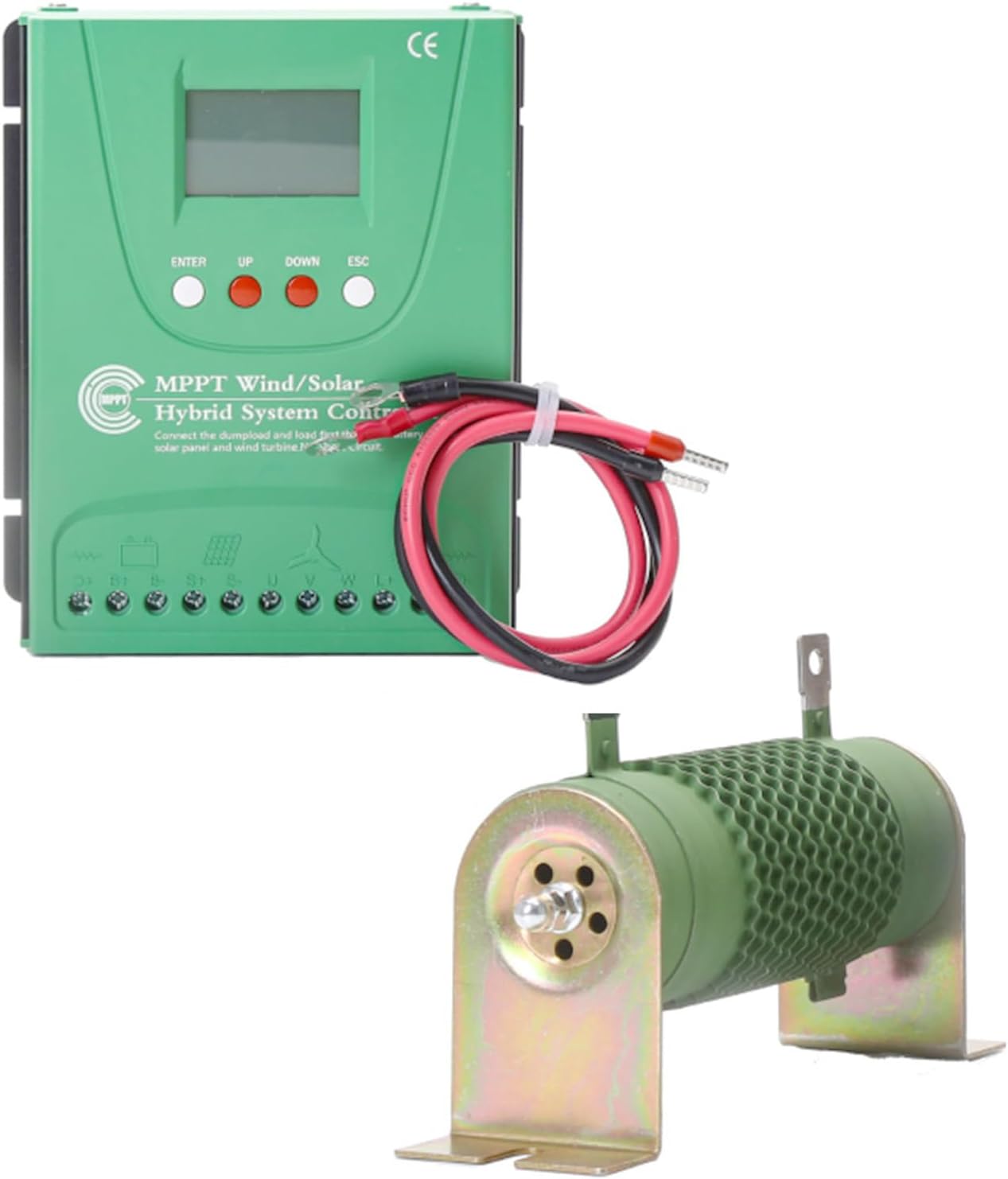 8000W Wind Solar Hybrid System MPPT Charge Controller Wind Turbine Solar Panel 12V 24V 48V Regulator(with Dump Load),220v