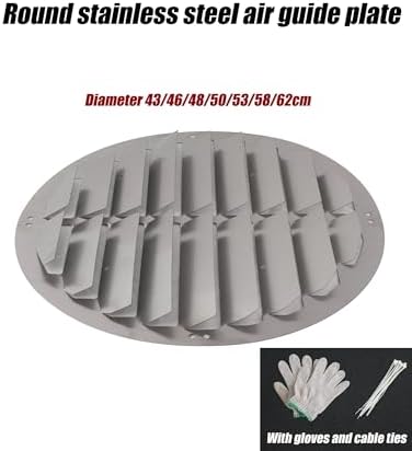 Air Conditioner Deflector for Outside Units, Stainless Steel Shutter Deflector, Ac Protection Cover, Prevent Direct Blowing, Air Outlet Condenser Defender Grilles