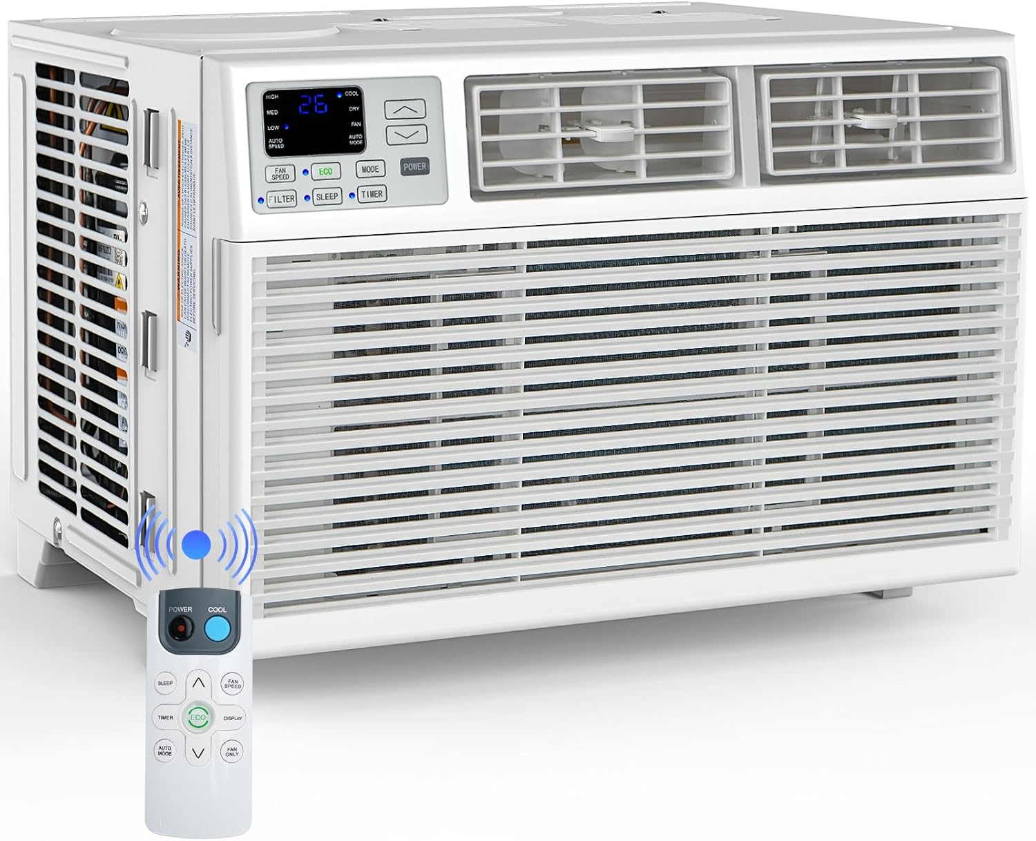 Window Air Conditioner, 12000 BTU Window AC Unit, Cooling Room 550sq.ft, Fast Cooling, 24H Timer,Dehumidifier Mo, Energy Saving, Remote Control for Living Room, Bedroom, Office