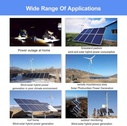Hybrid Wind Solar Charge Controller with Unloading Resistor - Automatic Boost for Power Plants & Street Lights - Efficient Renewable Energy Solution