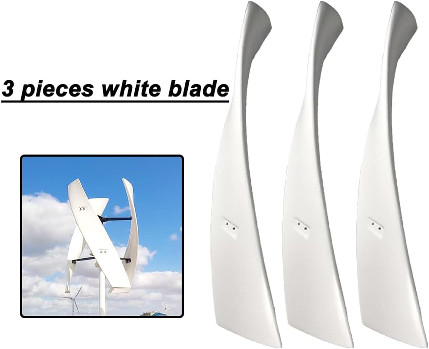 100W-12000W Wind Turbine Generator 3PCS Blades, Efficient Windmill for Low Wind Speeds (Starting at 2.5M/S), Durable & High Performance Renewable Energy Solution