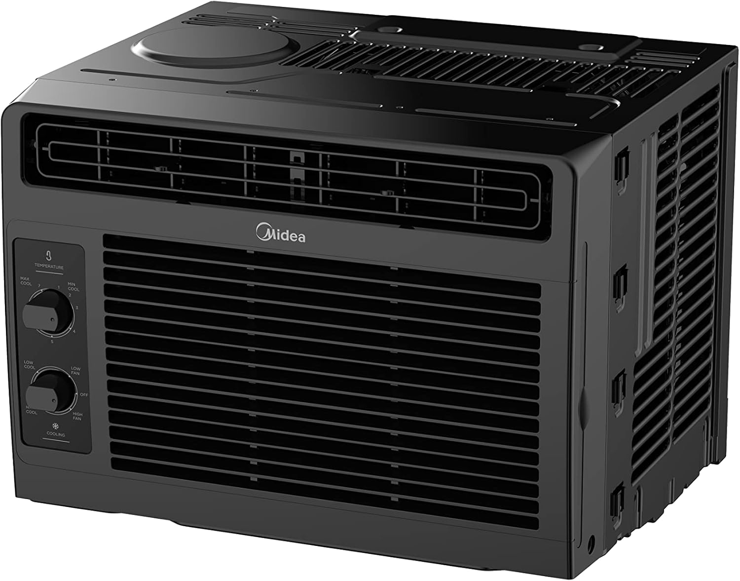 Midea 5,000 BTU 115V Mechanical Window Air Conditioner, Black (Renewed)