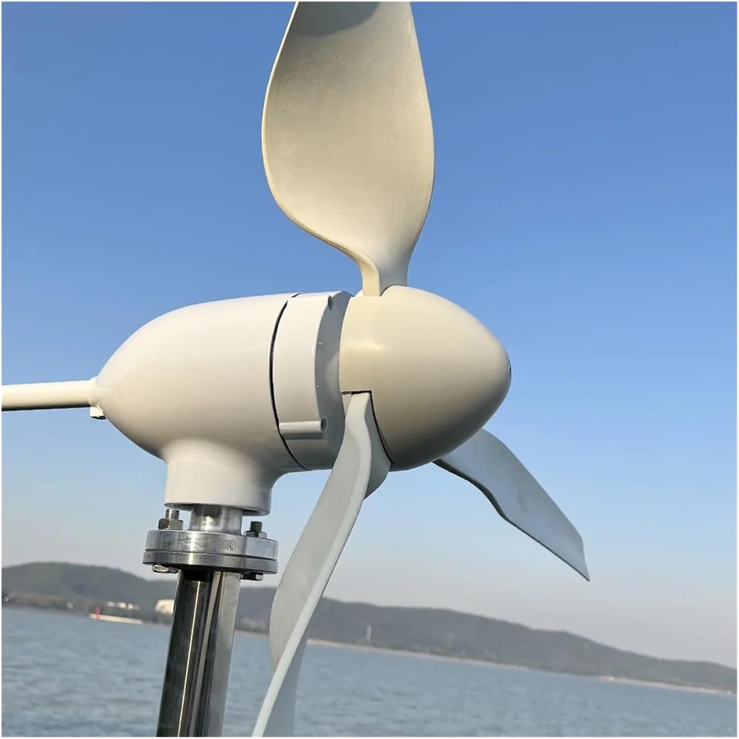 Wind Turbine Generator 2000w 48V 24V 12V Windmill Horizontal Wind Generator Kit Mppt Controller for Home Use Industrial Energy(Hybrid Control,24V_2000W)