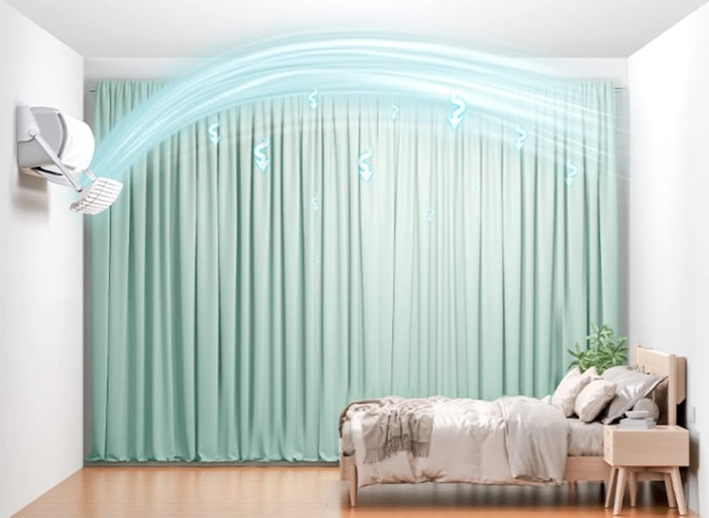 Mesh Air Conditioner Wind Deflector, Wall-Mounted Air Conditioner Universal Anti-Straight Blowing Deflector, Adjustable Angle